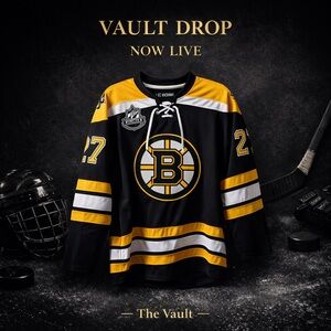 Reebok Boston Bruins Hamilton #27 Stanley Cup Final Jersey Size 48